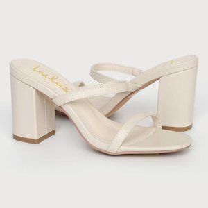 Lulus Chunky High Heeled Sandals